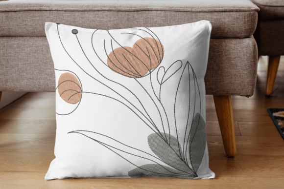 Abstract Petals: A Versatile Floral Embroidery Design