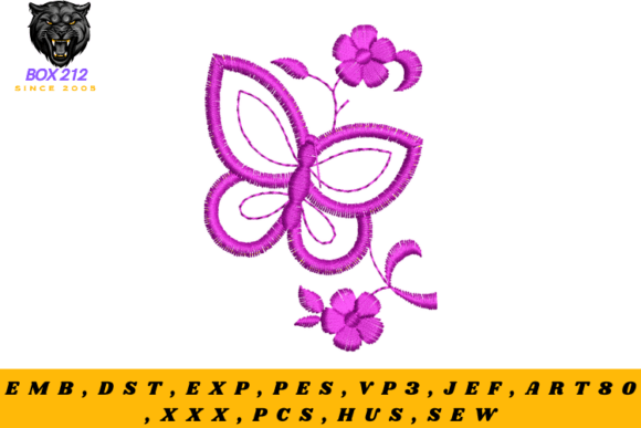 Beautiful Butterfly Embroidery Design Review