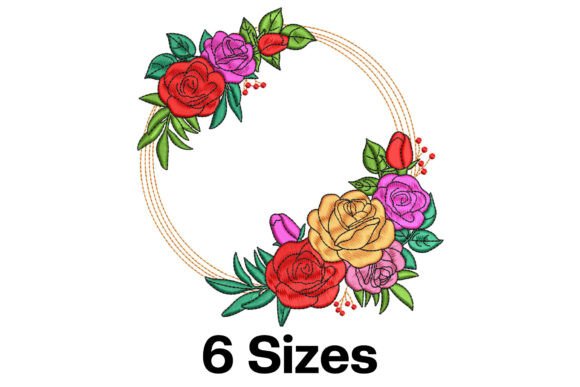 Charming Beautiful Rose Flower Wreath