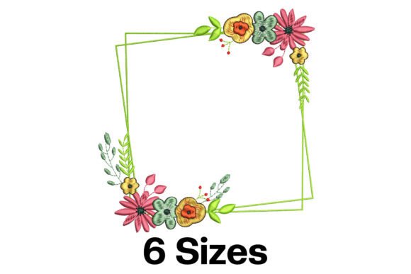 Circle of Blossoms Wreath: A Charming Embroidery Design