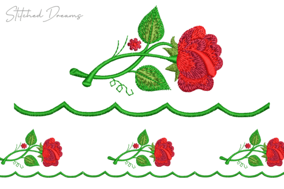 Creative Flower Embroidery Borders: A Designer's Review