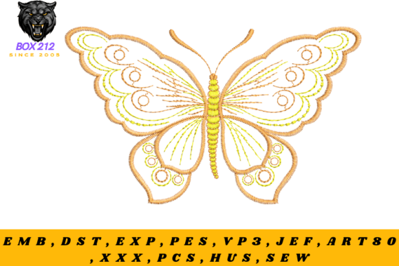 Elegant Butterfly Embroidery Design Review
