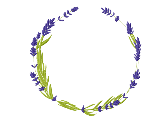 Lavender Wreath: A Charming Addition for Seasonal Embroidery