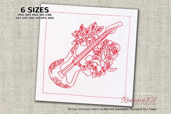 Pleasant Musical Guitar and Roses Design Review