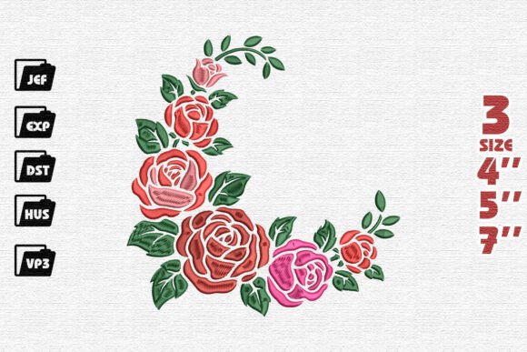 Romantic Rose Wreath: A Touch of Charm for Your Projects