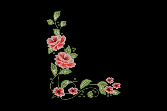 Whispers of Spring: A Delicate Embroidery Design
